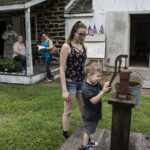 HR 2018-06-10 FlagDay 019 Pitcher Pump & Child