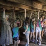 HR 2018-09-30 Girl Scouts 04 Touching 200 Year Old Wood