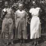 L-R,Rebecca M,Rhoda V,&Pansy G.Cook1936-